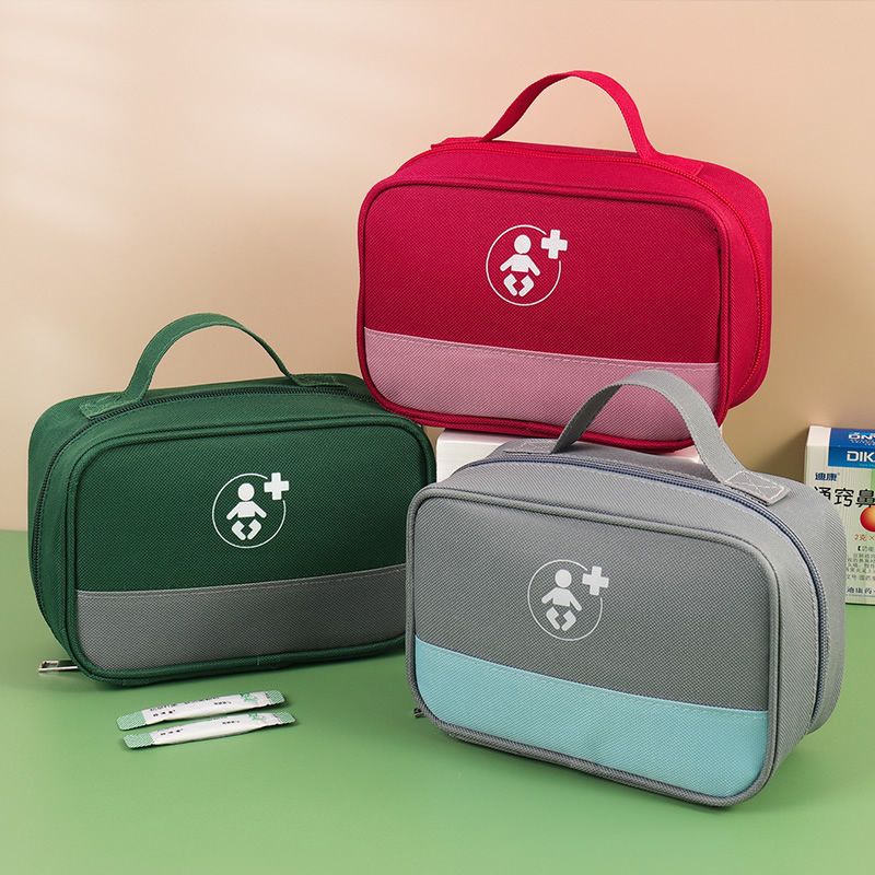 First Aid Bag Kit - Caja de medicamentos para niños, botiquín