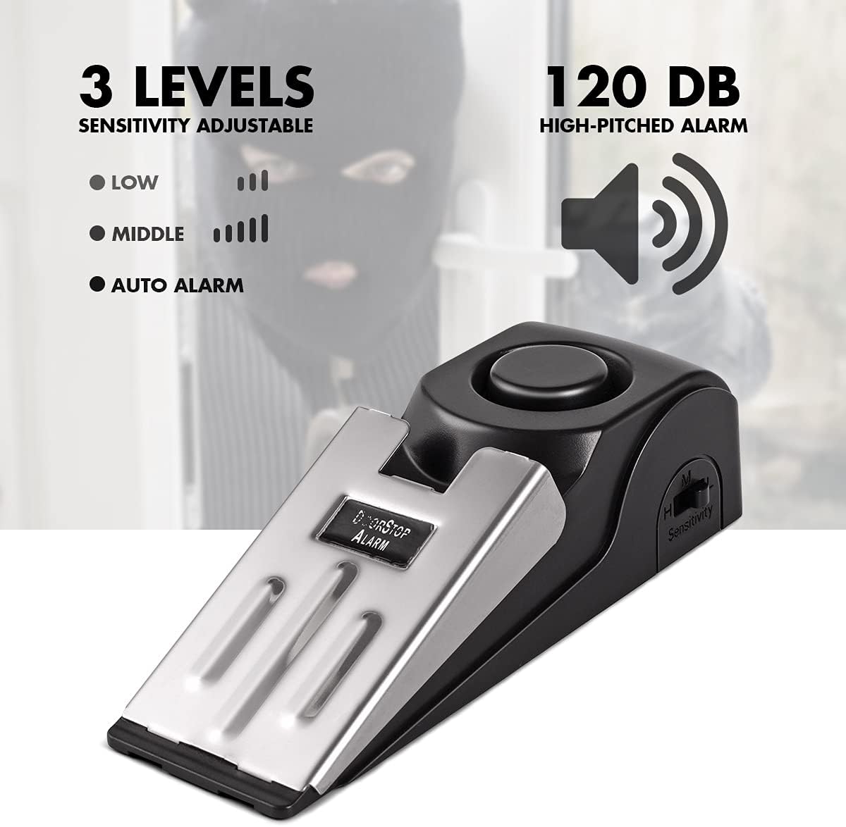 Door Stop Alarm - Alarma de tope de puerta, tope