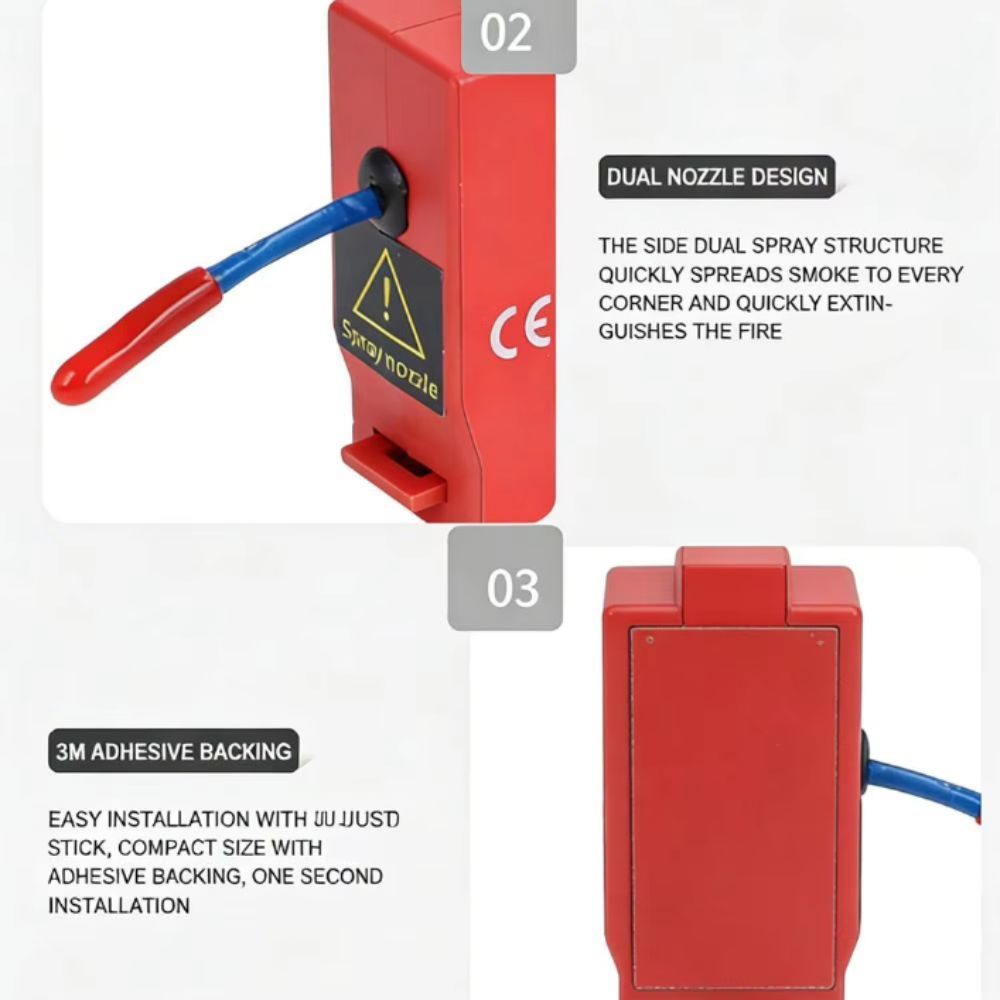Dispositivo Ignífugo de Doble  - Fire Extinguisher Small reseña y precio