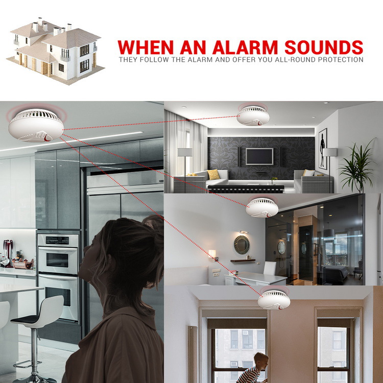 Australia, Europa, alarmas de  - Smoke Detector Interconnected reseña y precio