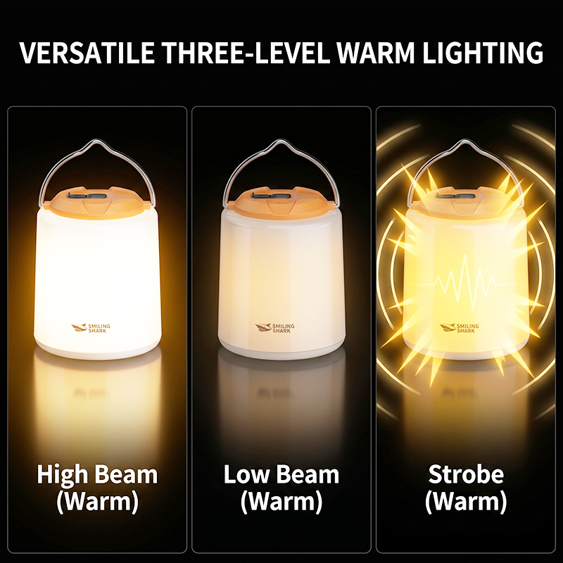 SMILING SHARK Luz LED recargab - Power Outage Light reseña y precio
