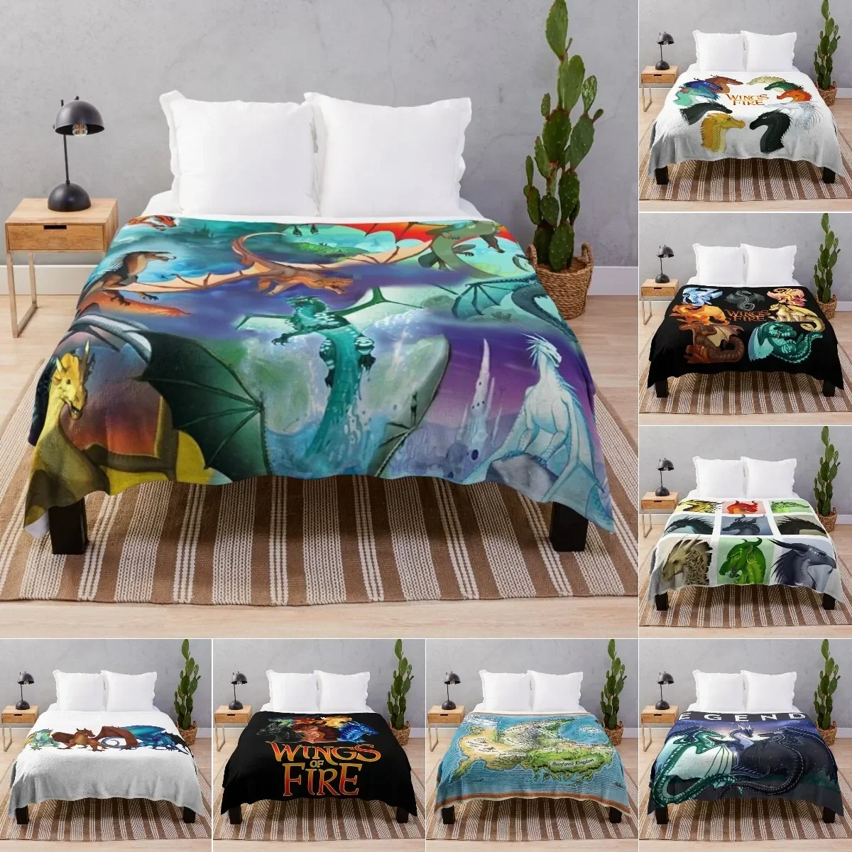 Wings Of Fire-Manta de microfi - Fire Blanket Kitchen reseña y precio