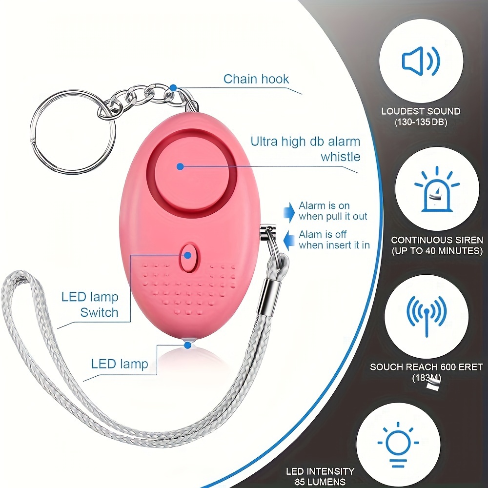 Alarma de seguridad personal d - Personal Alarm Keychain reseña y precio