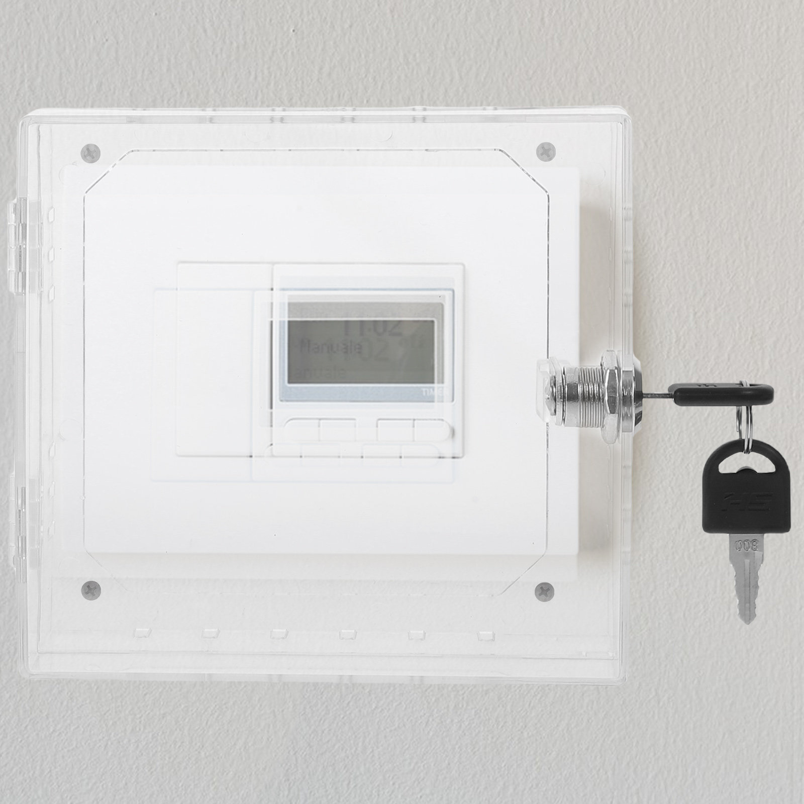 Caja de seguridad acrílica tra - Lockbox Key Secure reseña y precio