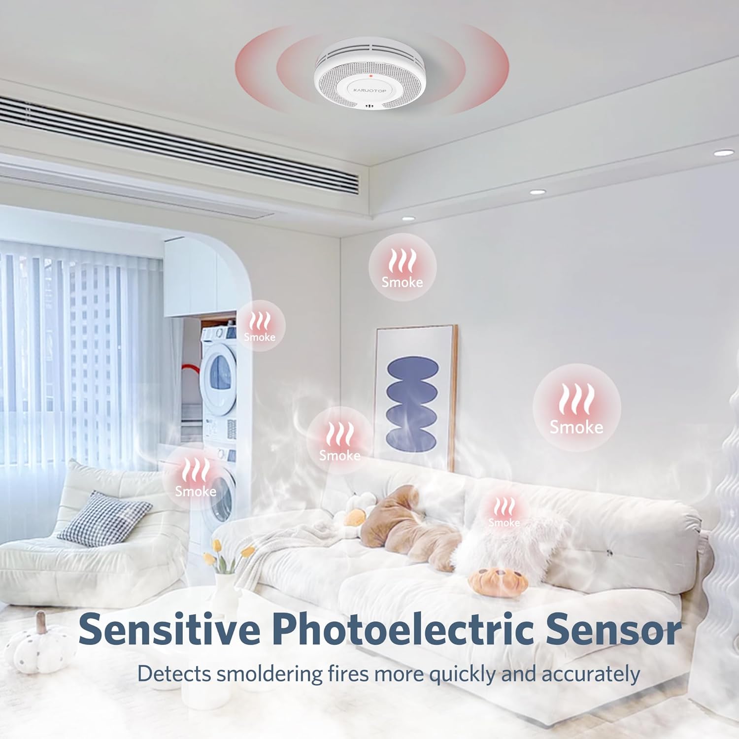 Alarma de humo interconecida i - Smoke Detector Interconnected reseña y precio