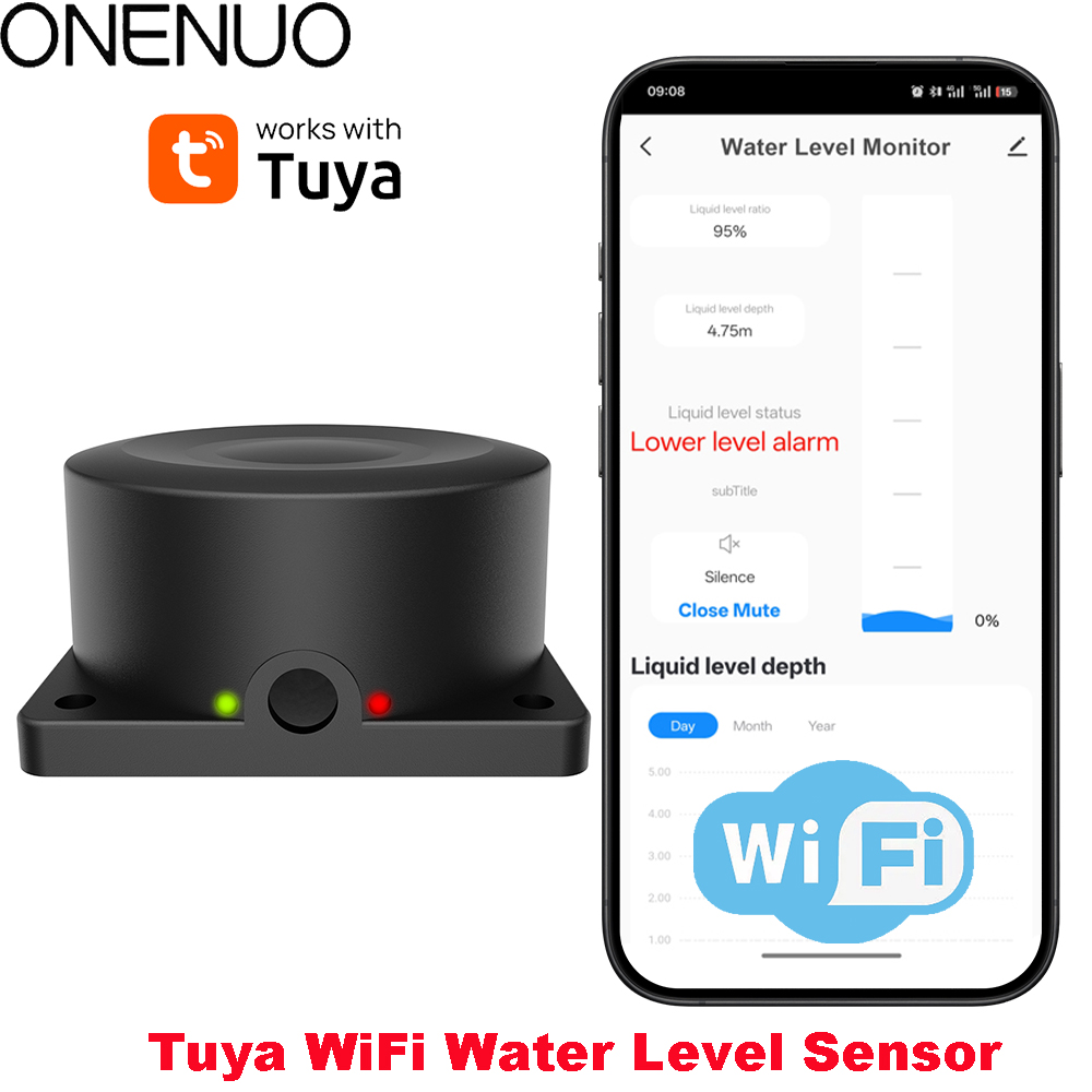 ONENUO-Sensor de nivel de líqu - Water Alarm Sensor reseña y precio