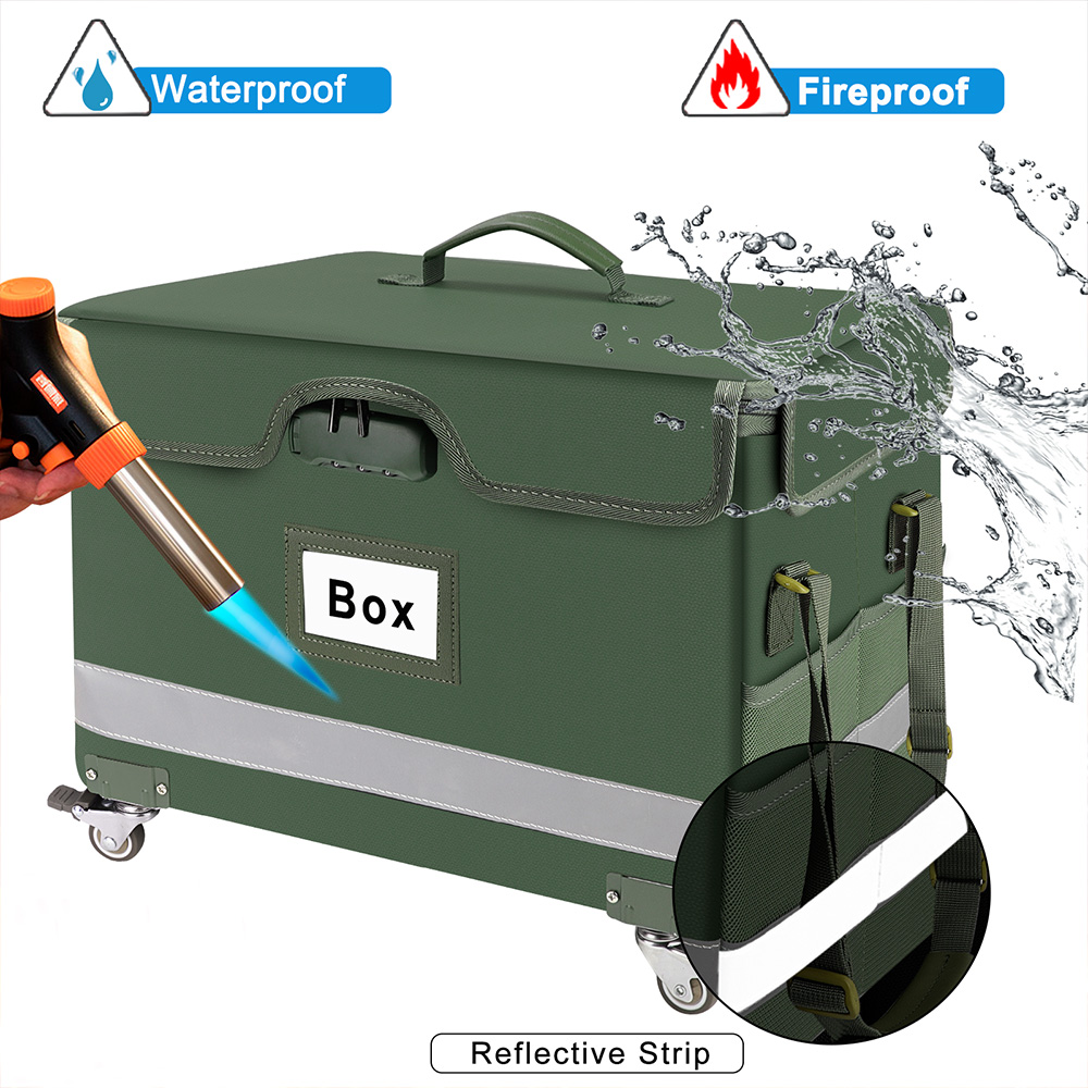 Caja de Almacenamiento Ignífug - Fire Safe Document reseña y precio