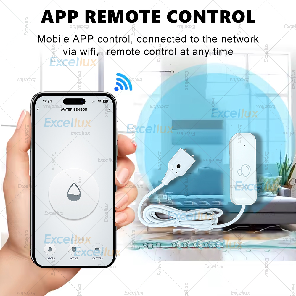 Sensor Inteligente Zigbee para - Water Alarm Sensor reseña y precio