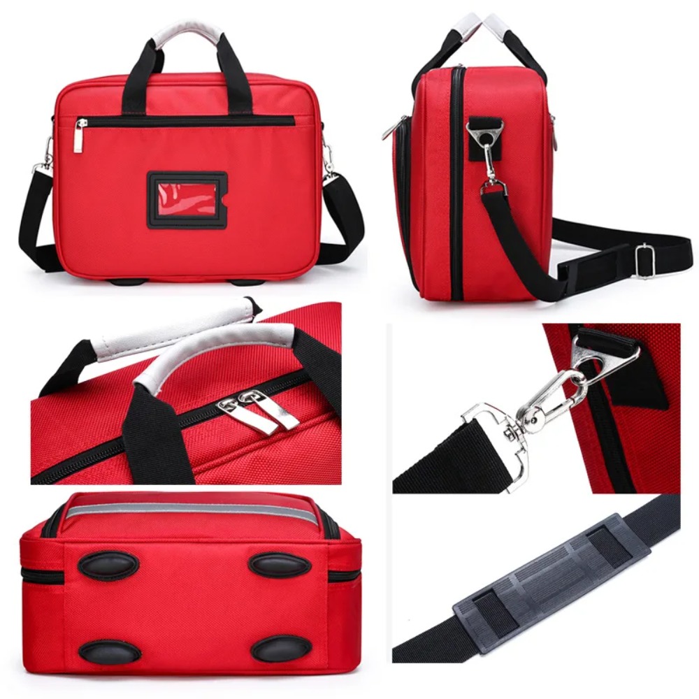 Bolsa médica vacía de primeros - First Aid Bag Kit reseña y precio