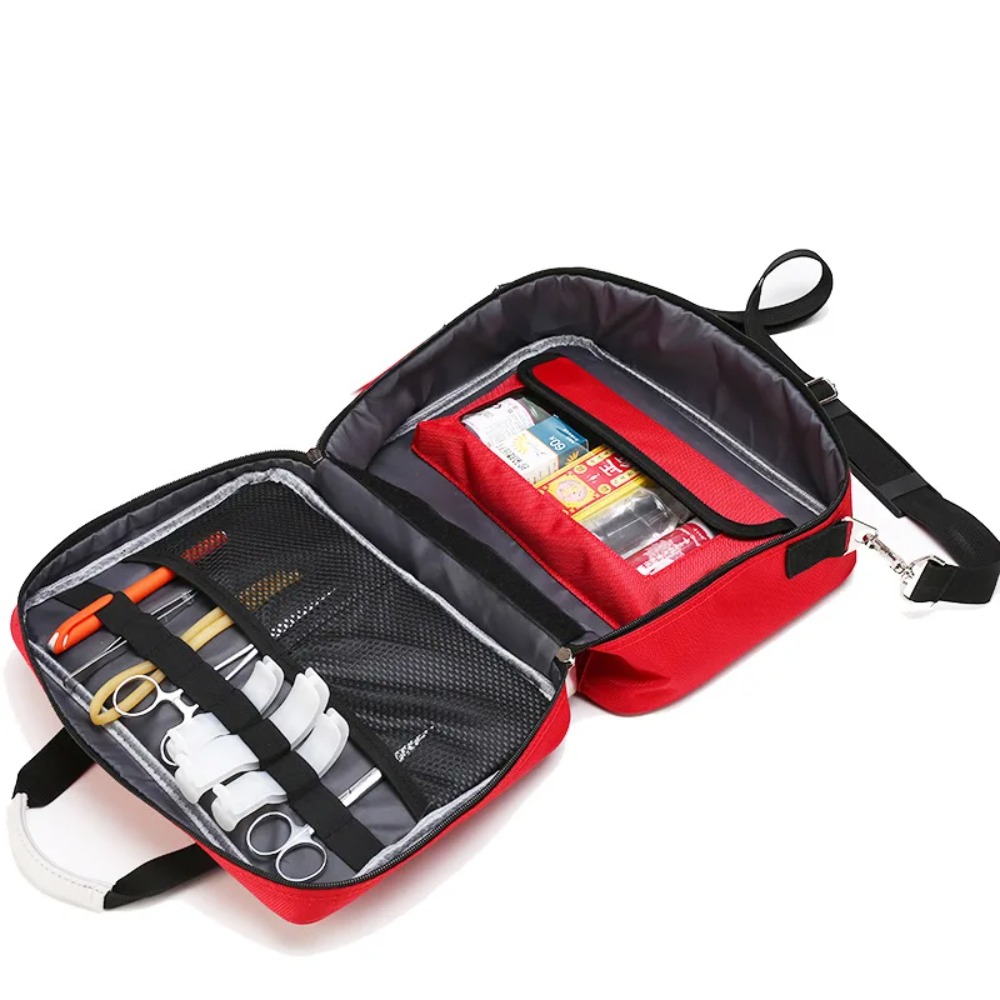 Bolsa médica vacía de primeros - First Aid Bag Kit reseña y precio