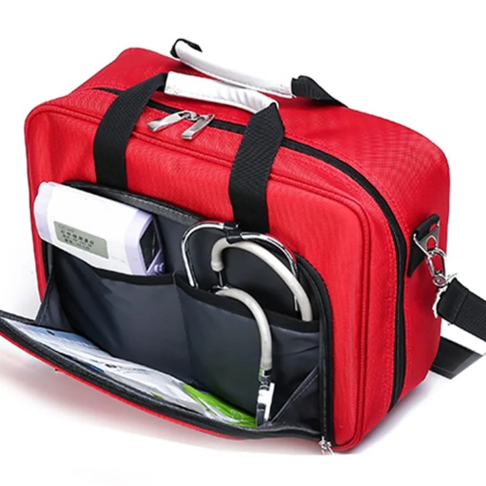 Bolsa médica vacía de primeros - First Aid Bag Kit reseña y precio